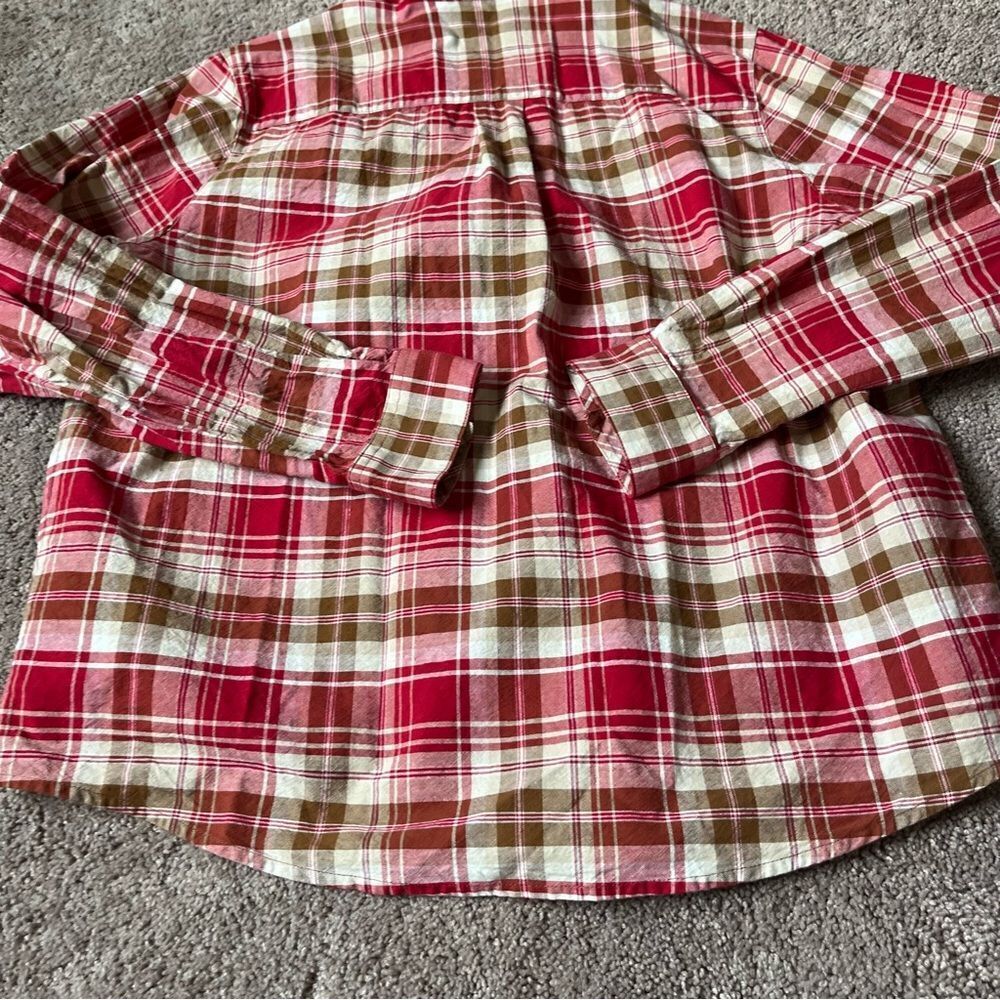 Vintage Rockies Women's XL Plaid Flannel Shirt - Picture 8 of 8